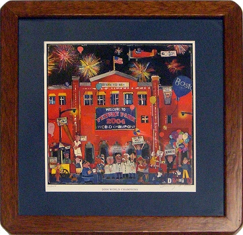 Framed 2004 World Champions Limited Edition Lithograph